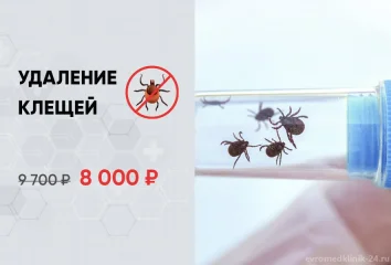 Удаление клещей 8000₽